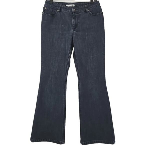Chico's Platinum ~Woman Size 1.5 Short~ Blue Denim Bootcut Jeans Stretch. - Picture 1 of 12
